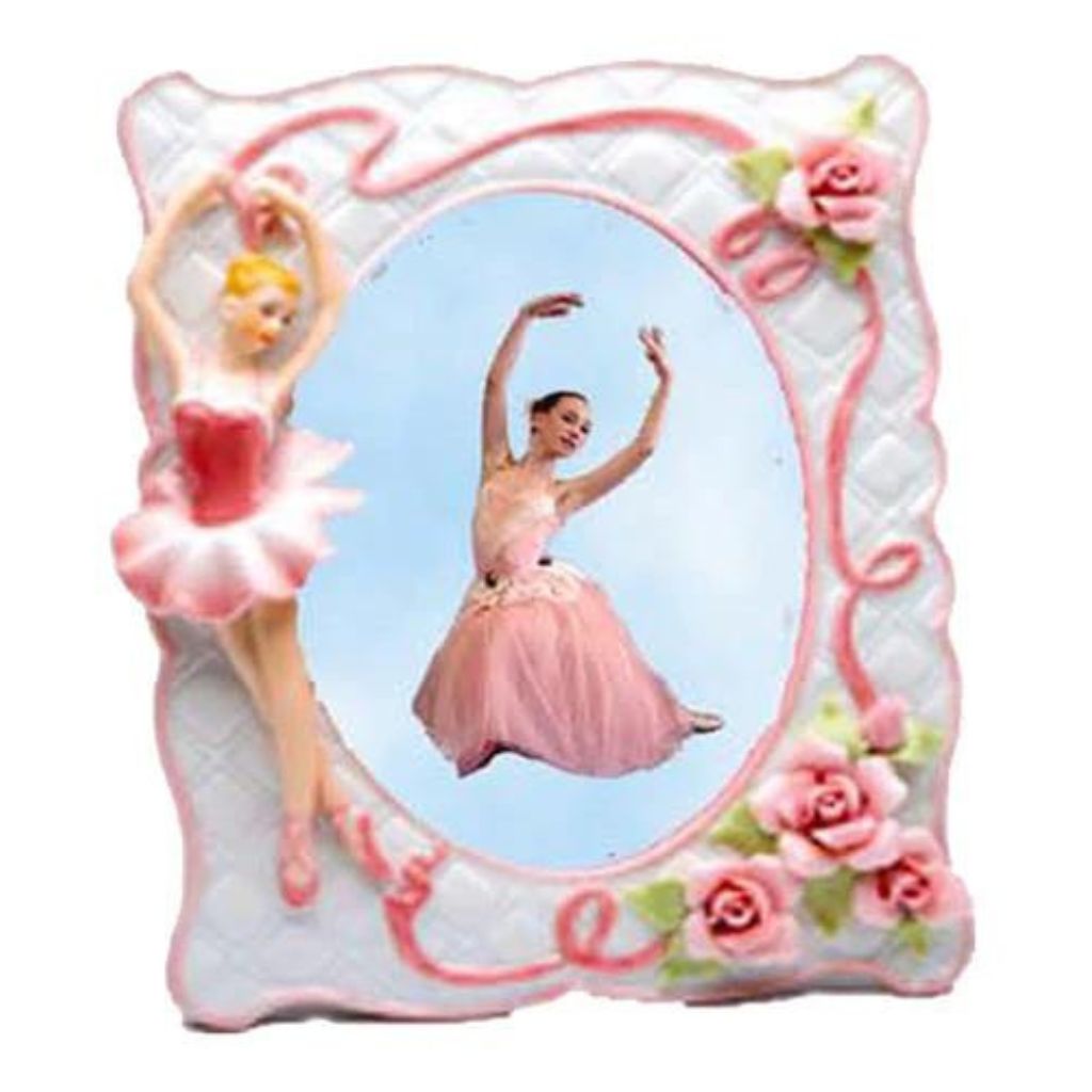Ceramic Ballerina Picture Frame - St. Louis Dancewear - Nutcracker Ballet Gifts