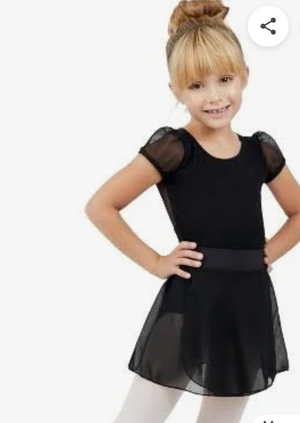 Mesh Puff Sleeve Dress