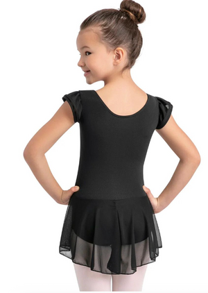 Mesh Puff Sleeve Dress