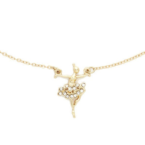 Tiny Ballerina Necklace - St. Louis Dancewear - Dasha