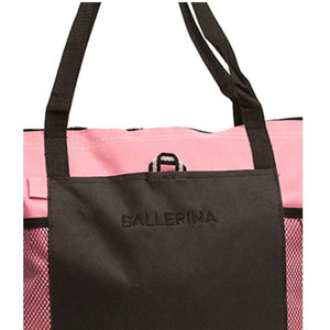 BALLERINA Embroidered Tote - St. Louis Dancewear - Covet