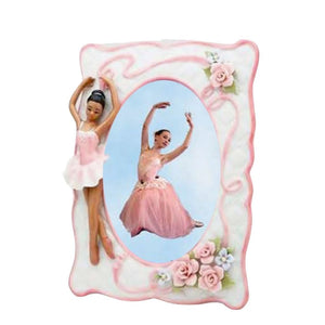 Ceramic Ballerina Picture Frame - St. Louis Dancewear - Nutcracker Ballet Gifts