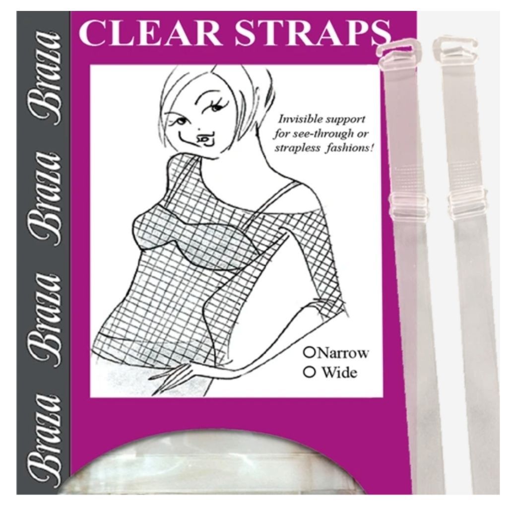 Clear Bra Straps - St. Louis Dancewear - BrazaBra