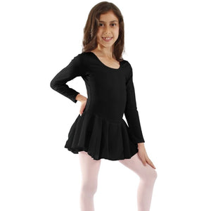 Cotton X-Back Long Sleeve Dress - St. Louis Dancewear - Basic Moves