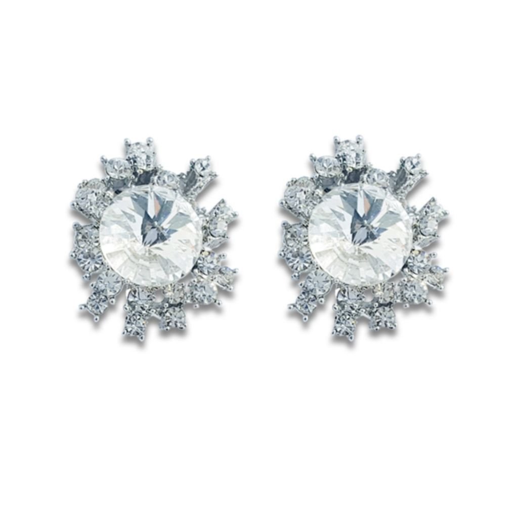 Crystal 2025 starburst earrings