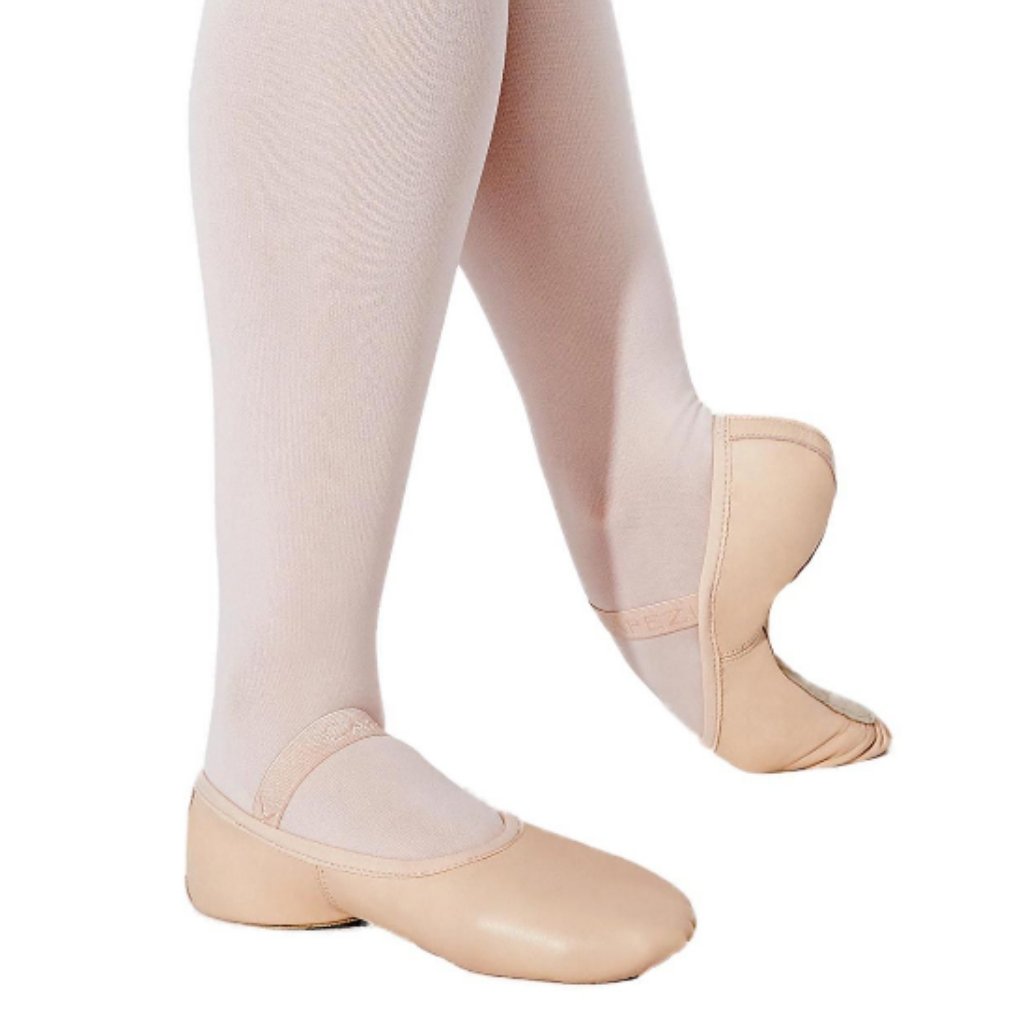 Girl's Full-Sole Stretch Leather Ballet Slipper - St. Louis Dancewear - Capezio