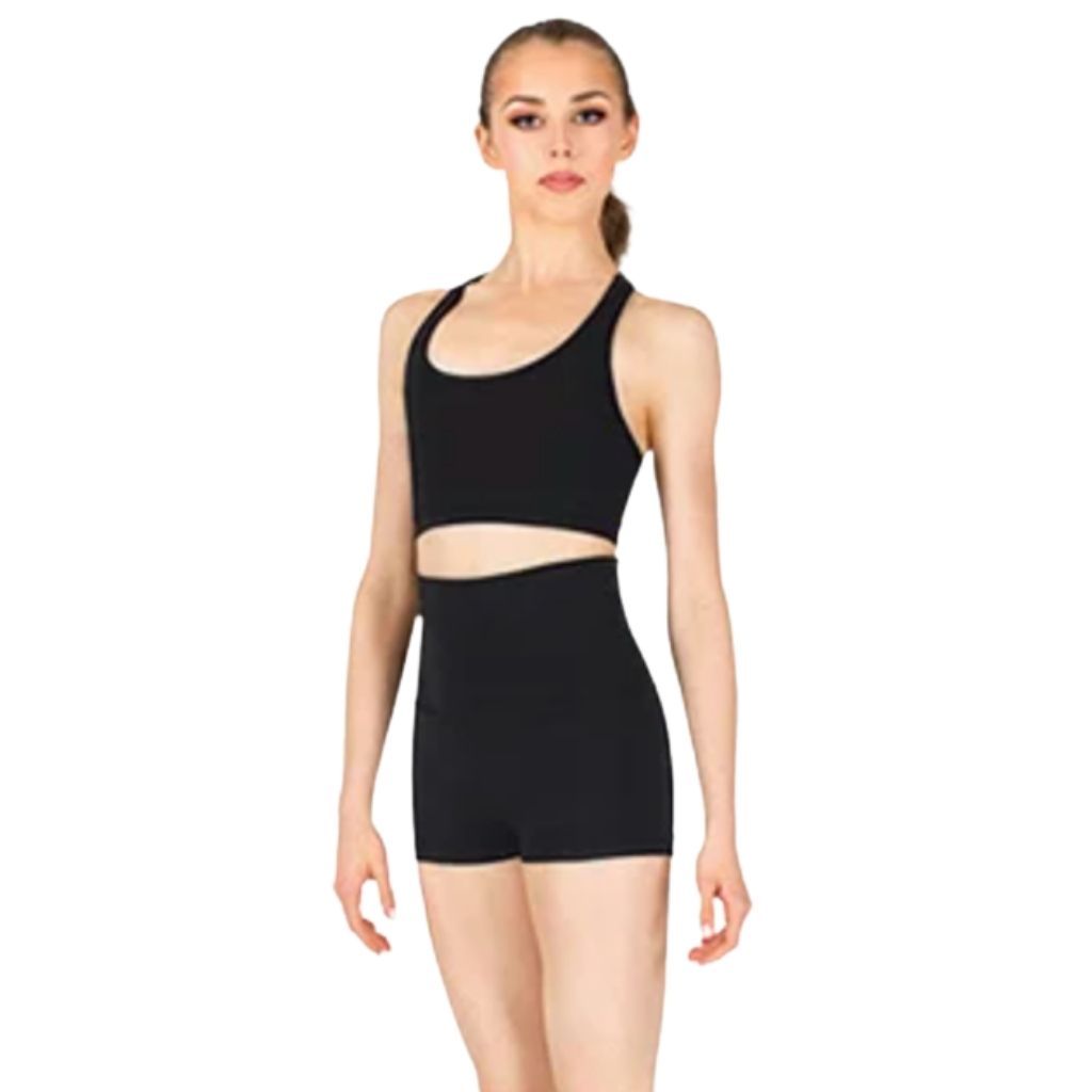 High Waist Fold-Over Shorts - St. Louis Dancewear - Capezio