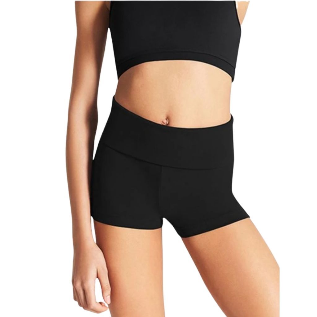 High Waist Fold-Over Shorts - St. Louis Dancewear - Capezio