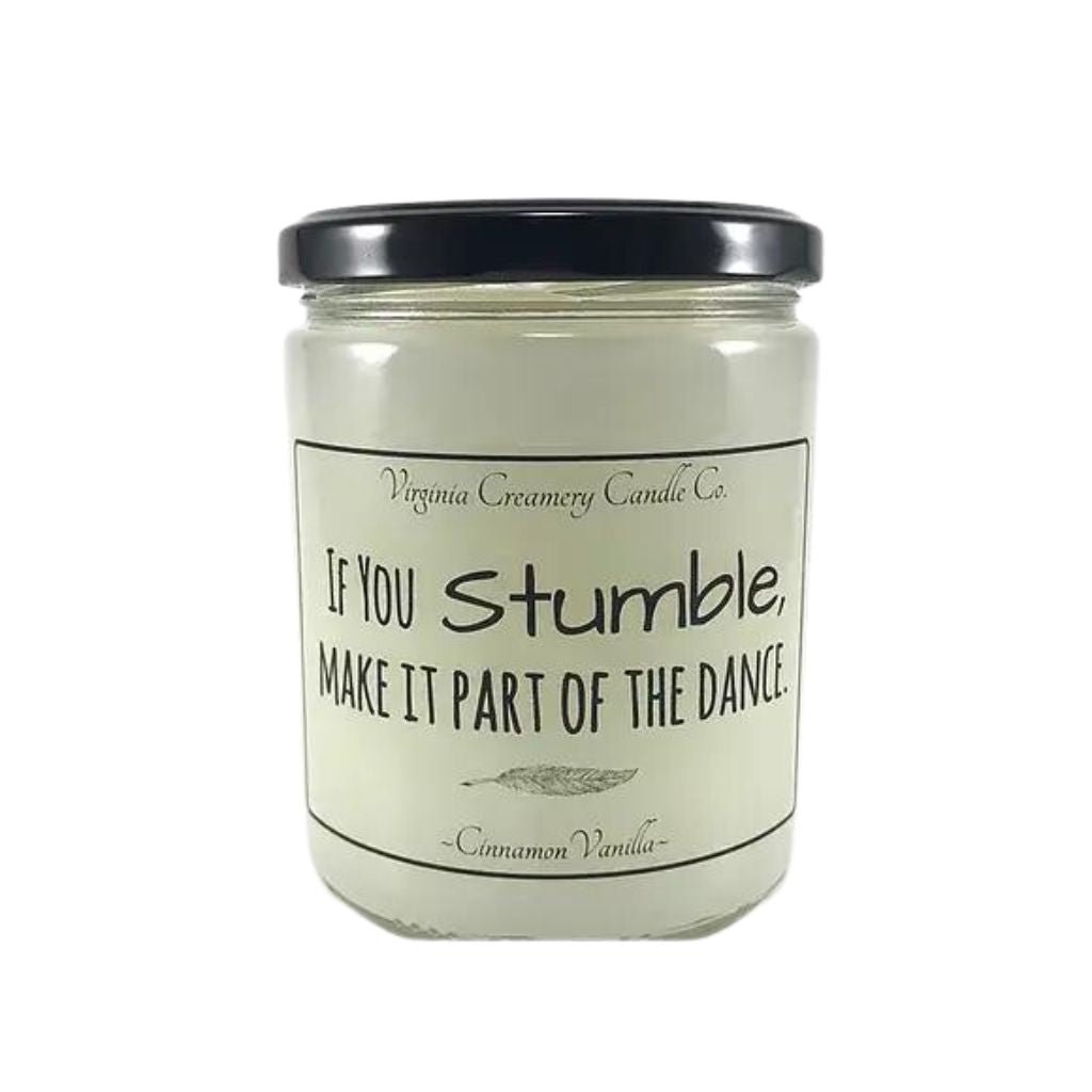 If You Stumble Candle - St. Louis Dancewear - Virginia Creamery Candle Co.