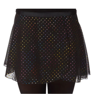 Metallic Print Wrap Skirt - St. Louis Dancewear - Dasha