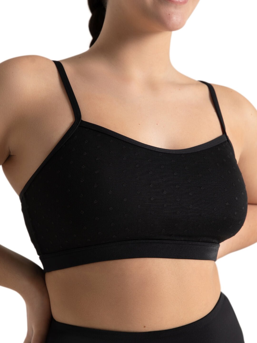 Spot On Mesh Bratek Bra - St. Louis Dancewear - Capezio
